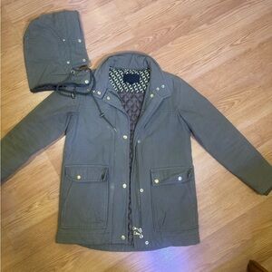 Olive Green Canvas Jacket